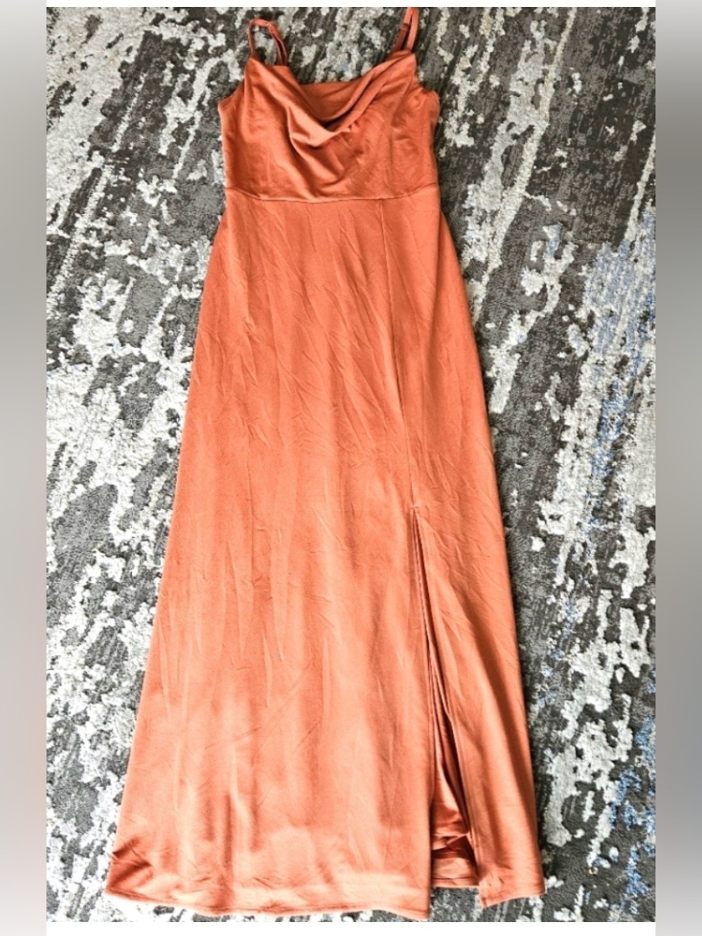 Birdy Grey "Ash" crepe maxi sleeveless dress in desert rose